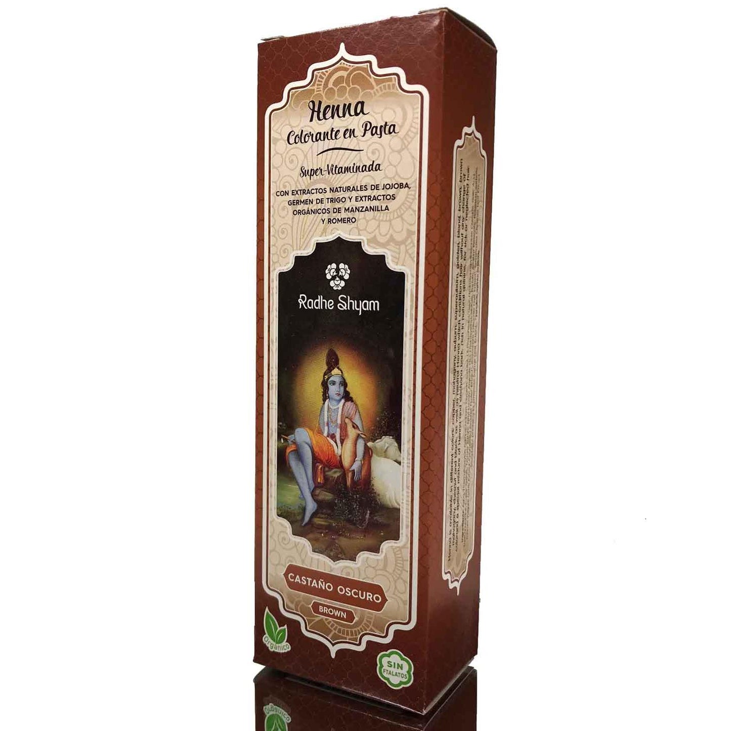 Henna w paście Radhe ciemnobrązowa 200 ml Radhe