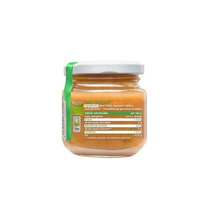 Confezione da 12 vasetti BIO pera e mela +6 mesi Smileat, 130 g