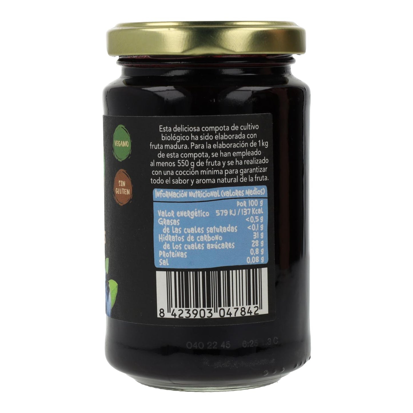 Bio-Heidelbeerkompott Biocop, 265 g