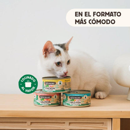 BARF-Hühnchen-Dose für Katzen Wild Balance 120 g