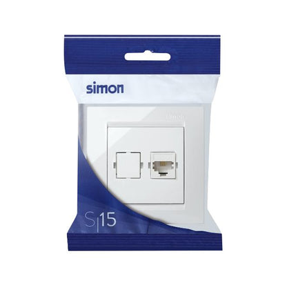 Simon 15 Telefonhalterung Weiß