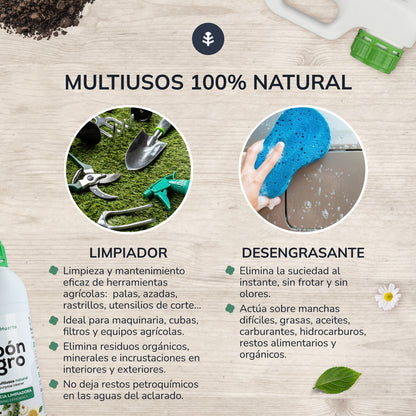 Savon potassique noir Planeta Huerto 5 L