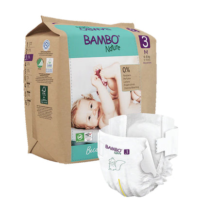 Zestaw pieluch Bambo Nature rozmiar 3 (4–8 kg), 3 x 28 sztuk