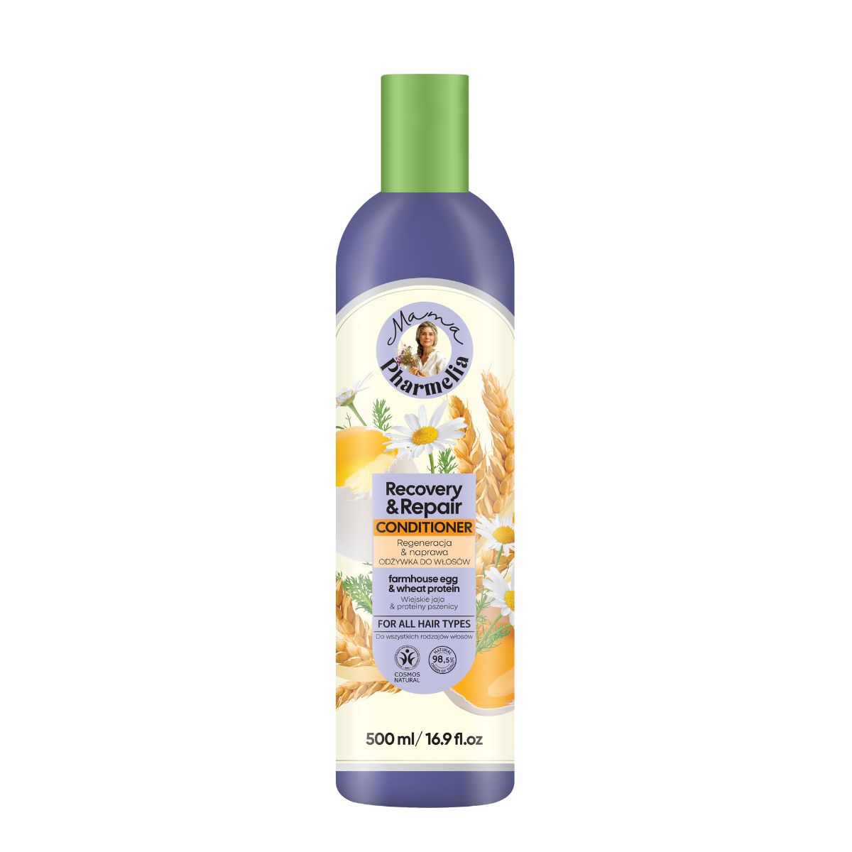 Repair and Recovery Conditioner with Farm Egg and Wheat Protein, Mama Pharmelia, 500 ml
