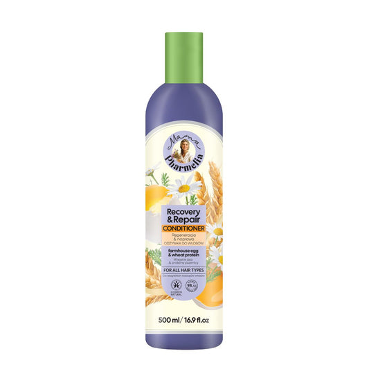 Repair and Recovery Conditioner with Farm Egg and Wheat Protein, Mama Pharmelia, 500 ml