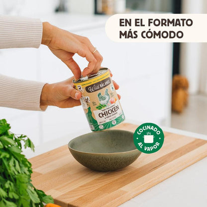 Confezione di pollo barf per cani 6 x 400 g Wild Balance