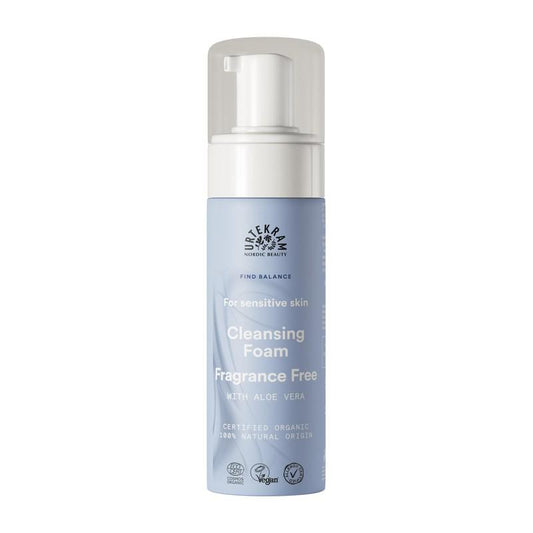 Gesichtsreinigungsschaum ohne Duftstoffe Urtekram 150 ml