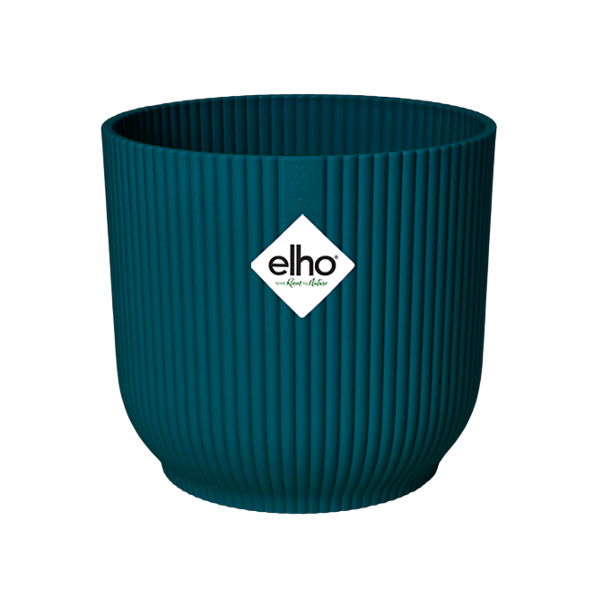 Fioriera Vibes Fold Round Deep Blue Elho 22 cm