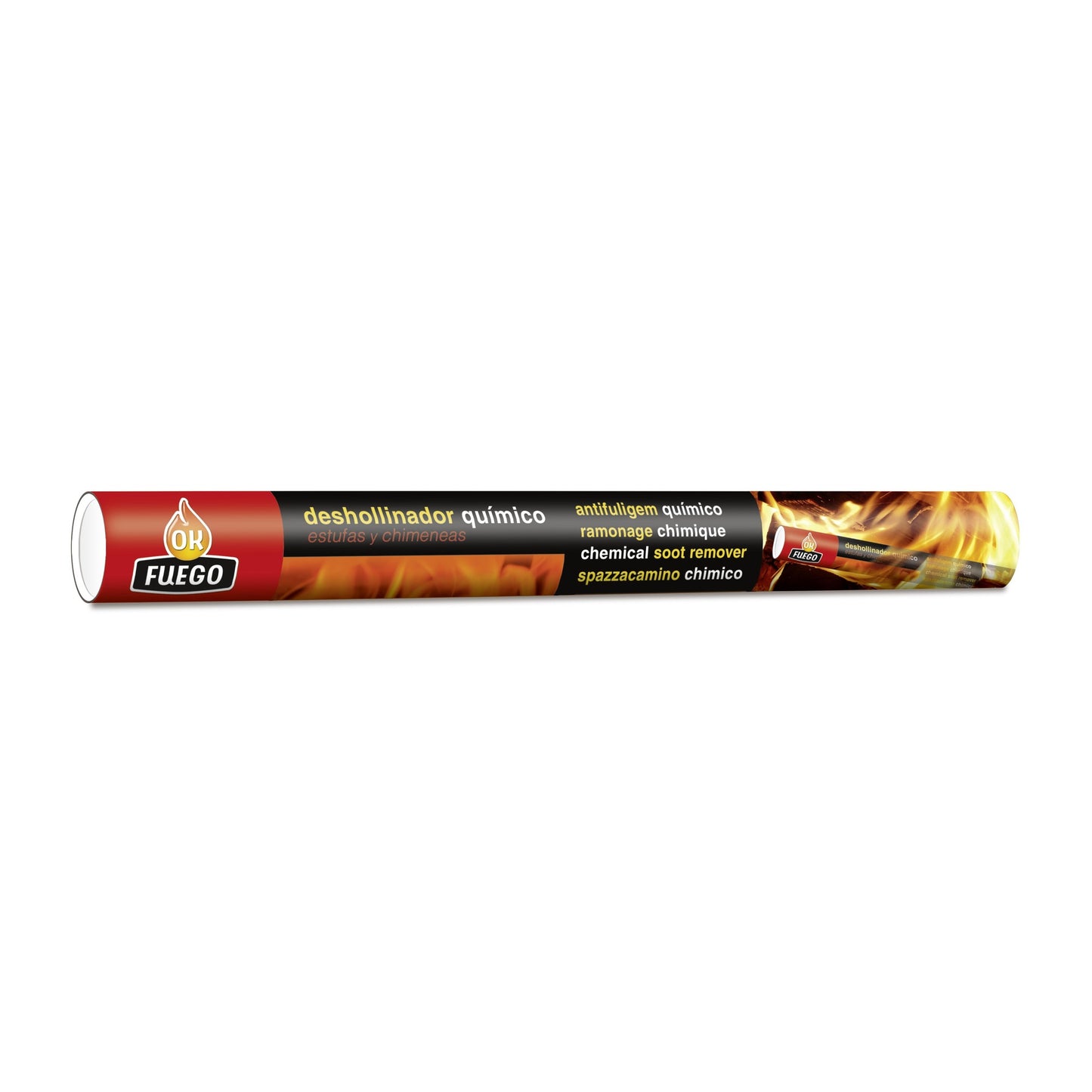Tube désenfumeur Okfuego 175 g - nettoyage chimique des cheminées et poêles
