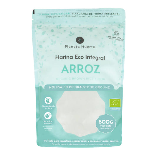 Farina di riso integrale Eco Planeta Huerto 800 g