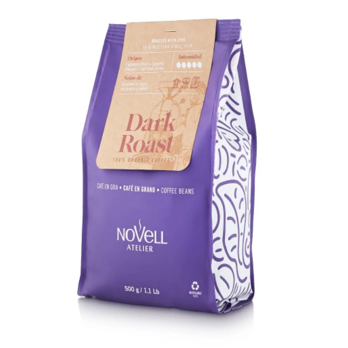 Koffiebonen Atelier Dark Roast Novell 500 g