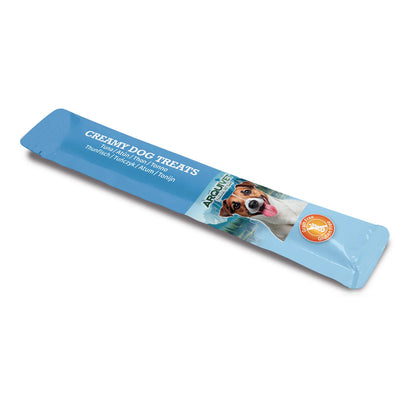 Flüssiger Snack Creamy für Hunde mit Thunfisch Arquivet (5 Beutel à 15 g)