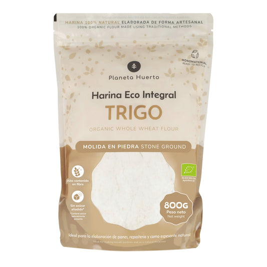 Volkoren tarwemeel Eco Planeta Huerto 800 g