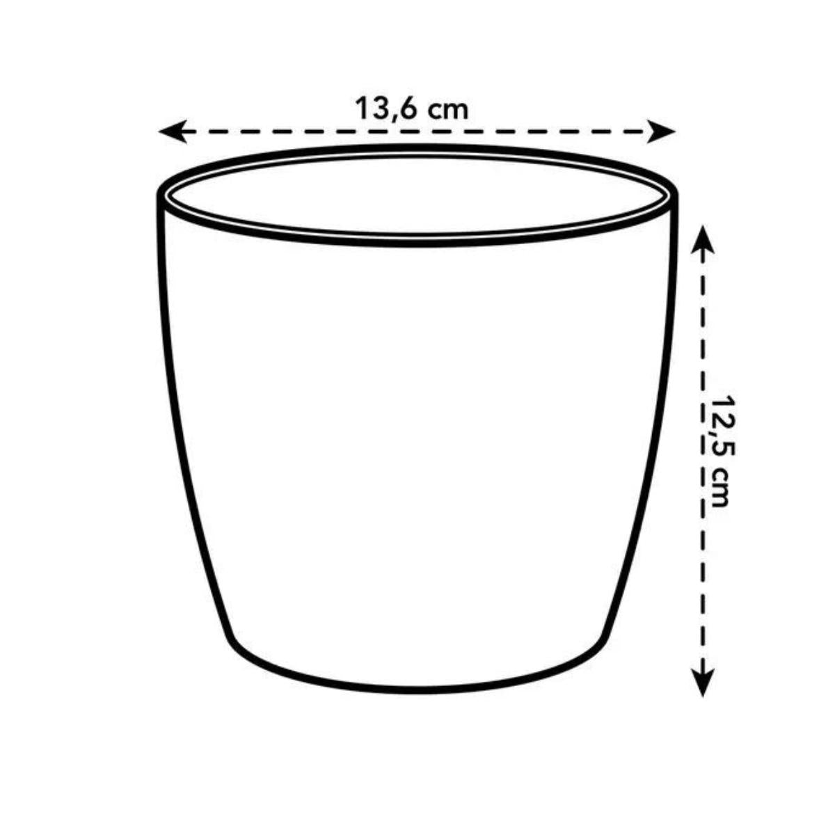 Doniczka z recyklingu Coffee Collection Round Elho 18 cm