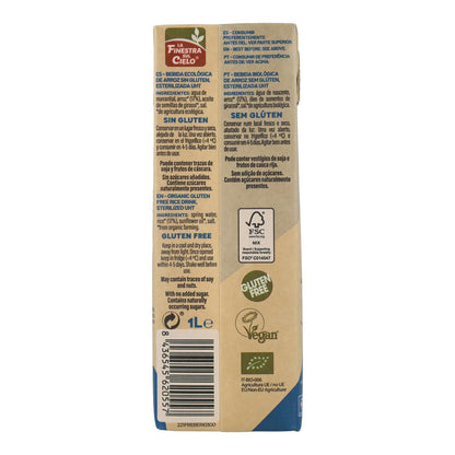 Lot de 6 boissons au riz sans gluten La Finestra Sul Cielo 1 L