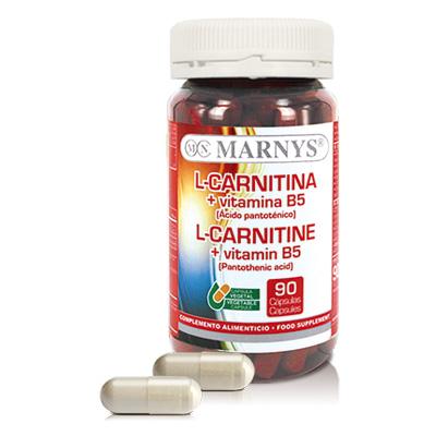 L-carnitine + Vitamin B5 Marnys, 90 capsules 500 mg