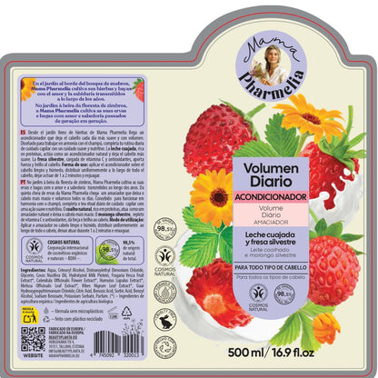 Balsamo con latte cagliato e fragola selvatica, Mama Pharmelia, 500 ml