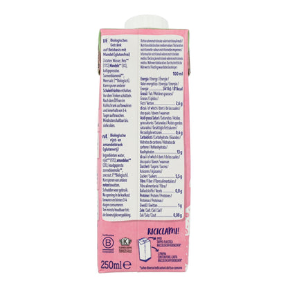 24er-Pack Bio-Reis- und Mandeldrink Isola BIO 250 ml