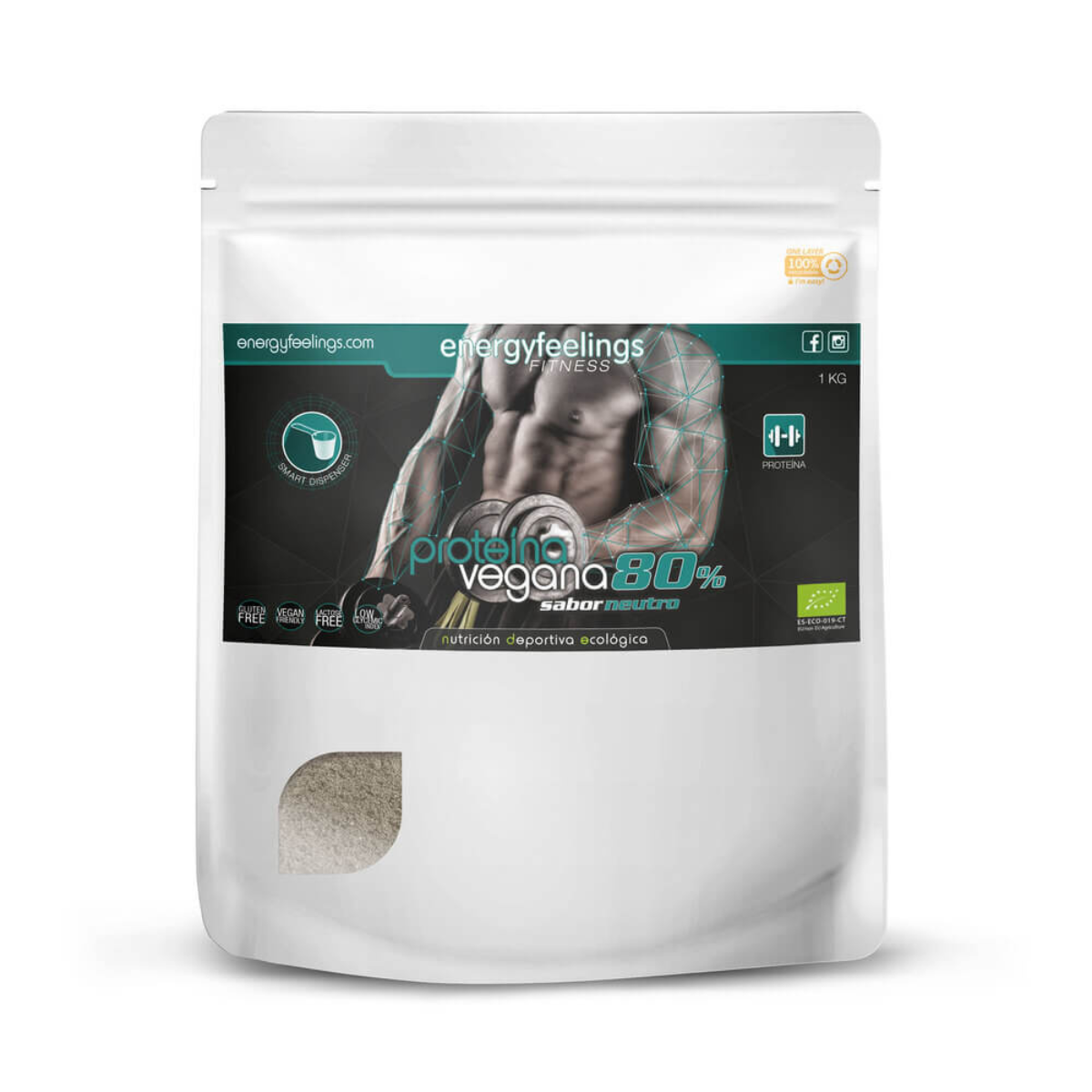 Protein Aminopower 80 % ECO Neutro Energy Feelings 500 g