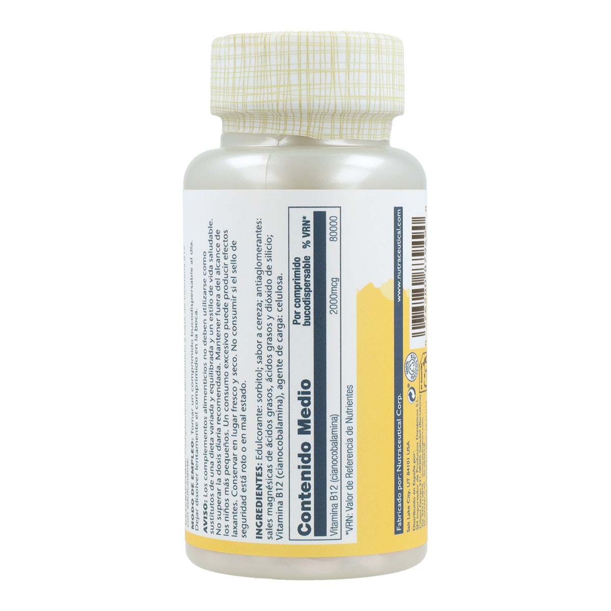 Solaray Vitamin B-12 2000 mcg 90 tabletter