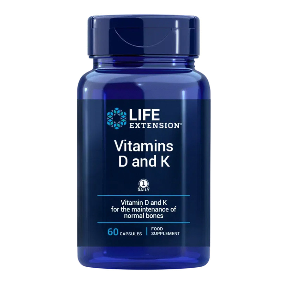 Vitamins D & K, Life Extension 60 cápsulas