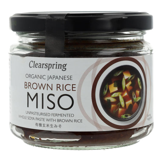 Genmai Miso, unpasteurisiert, Clearspring, 300 g