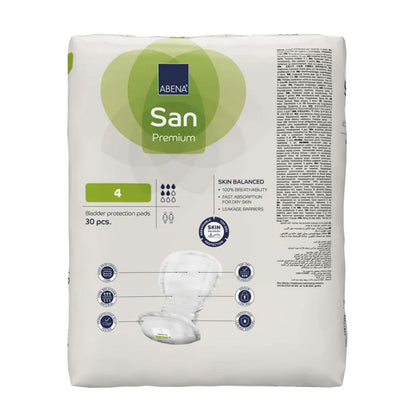 San Storlek 4 med premiumtejp Abena 30 st