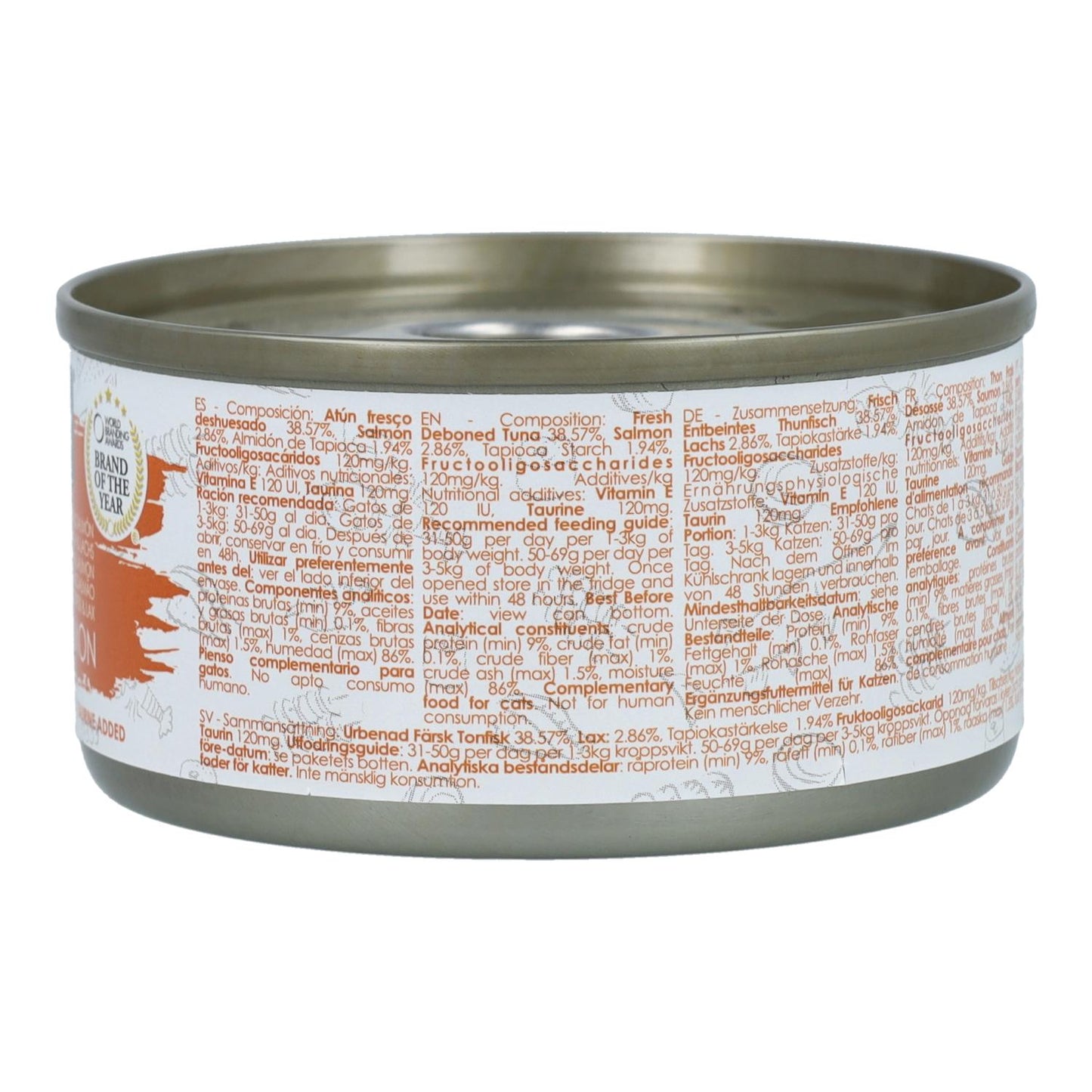 Pack of 24 Cat Lata Gravy kits - Tuna & Salmon 70 g Wet cat food in sauce
