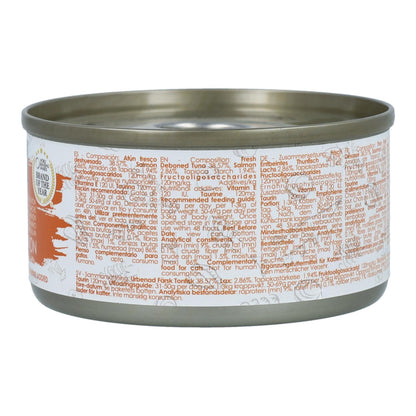 Pack of 24 Cat Lata Gravy kits - Tuna & Salmon 70 g Wet cat food in sauce