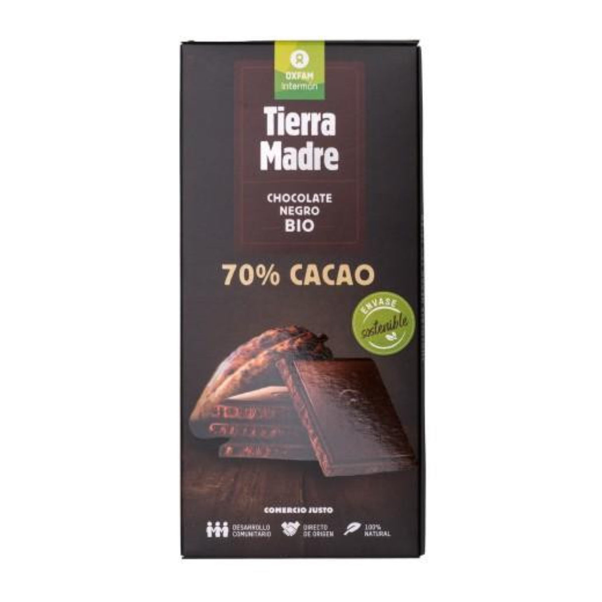 Tierra Madre 70% Bio-Zartbitterschokoladentafel 100g
