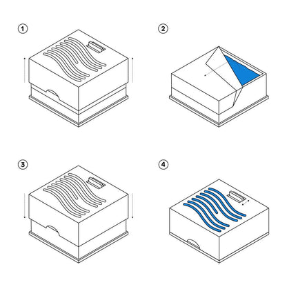 Luftreiniger mit grünem Apfel und Basilikum – Natur + Technologie