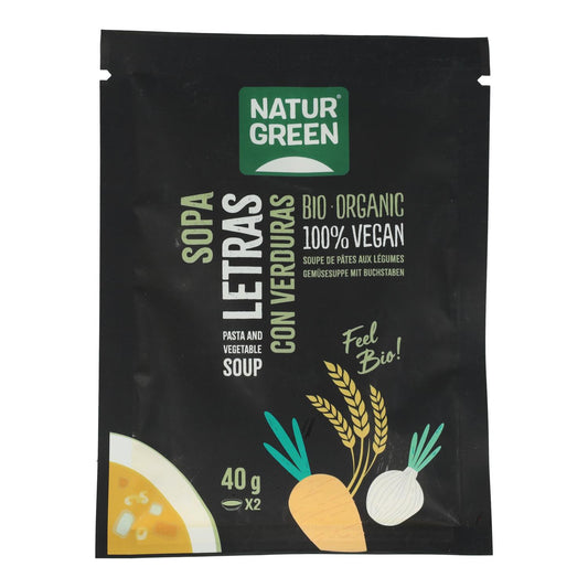 Naturgreen Bio-Gemüse-Alphabetsuppe, 40g