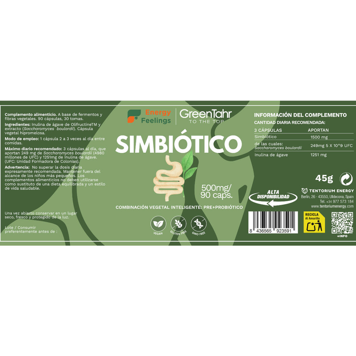 Simbiotico Energy Feelings 90 Kapseln