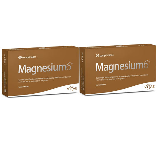 Pack 2x Magnésium 6 Vitae 60 comprimés