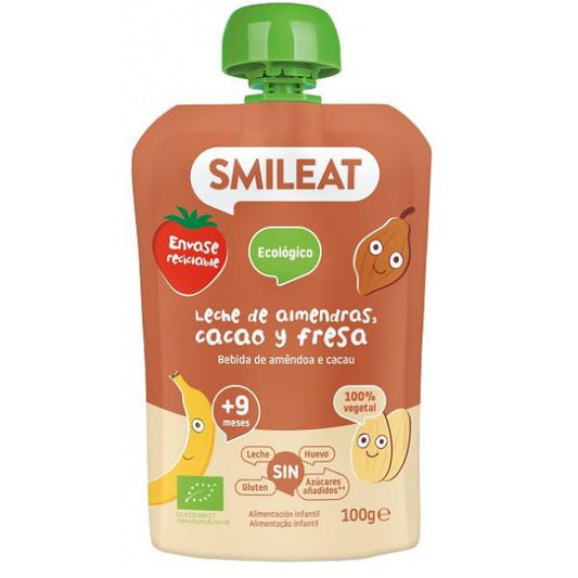 Pouch Mandorla, Cacao e Fragola ECO Smileat, 100 g