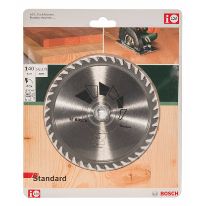 Bosch standard disc for circular saw 140 x 20/12.7 mm 40 teeth