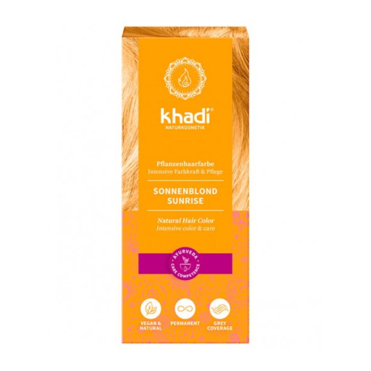 Teinture blond miel amanecer Khadi 100 g