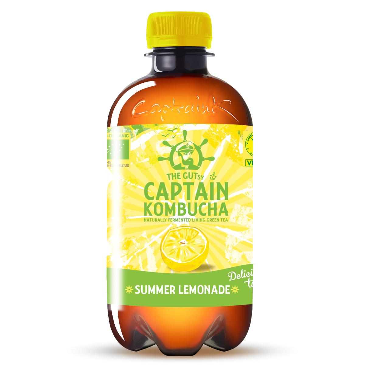 Kombucha Limonata BIO Captain Kombucha 400 ml.