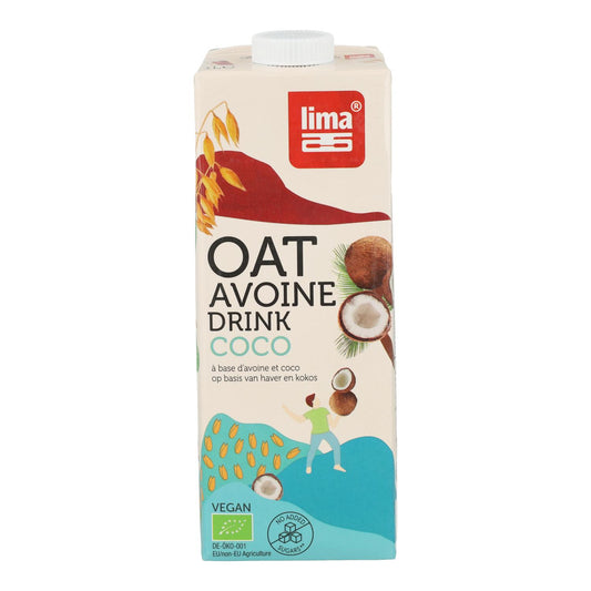 Lima Organic Oat and Coconut Plant-Based Drink 1 L