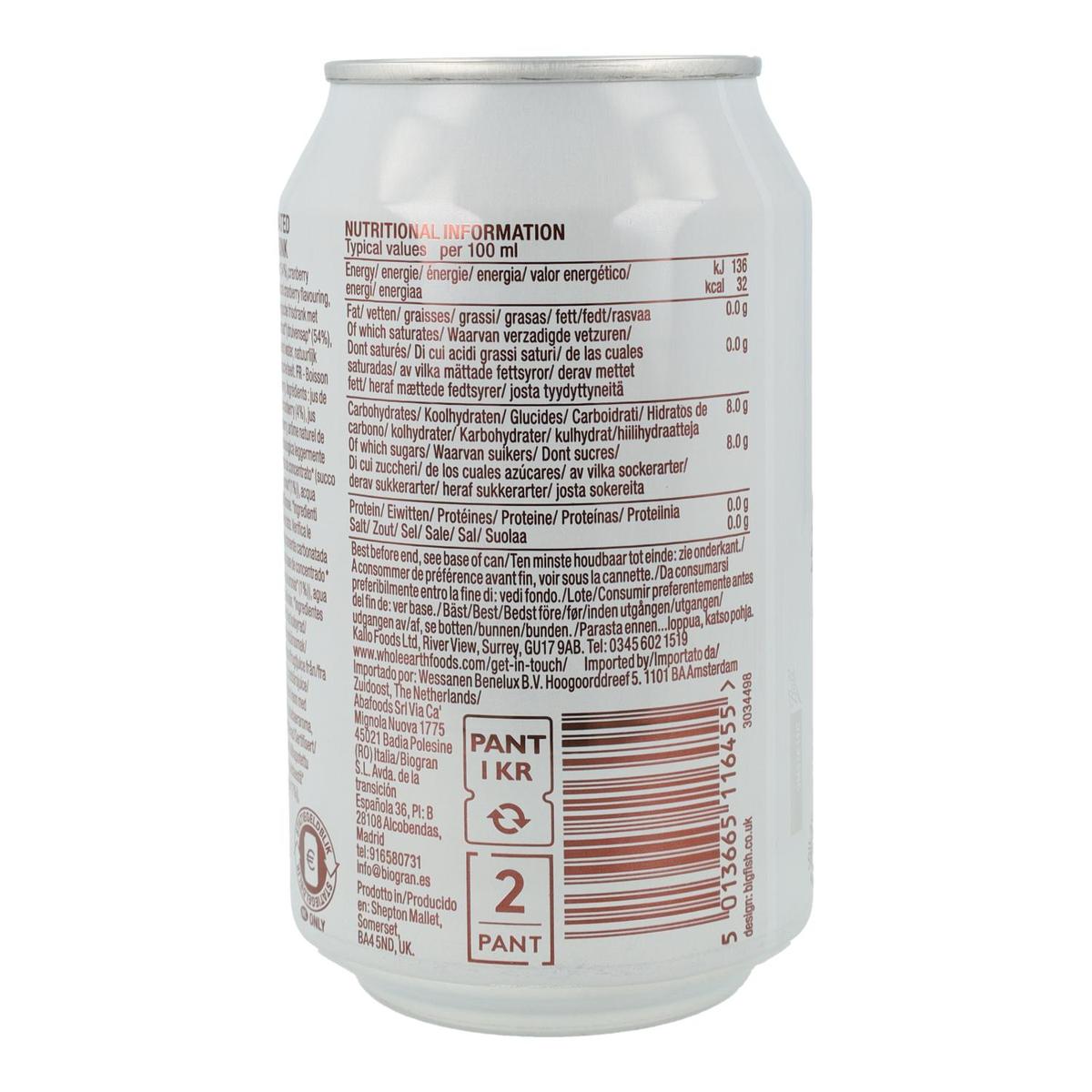 6er-Pack Bio-Heidelbeergetränke, 330 ml. Whole Earth