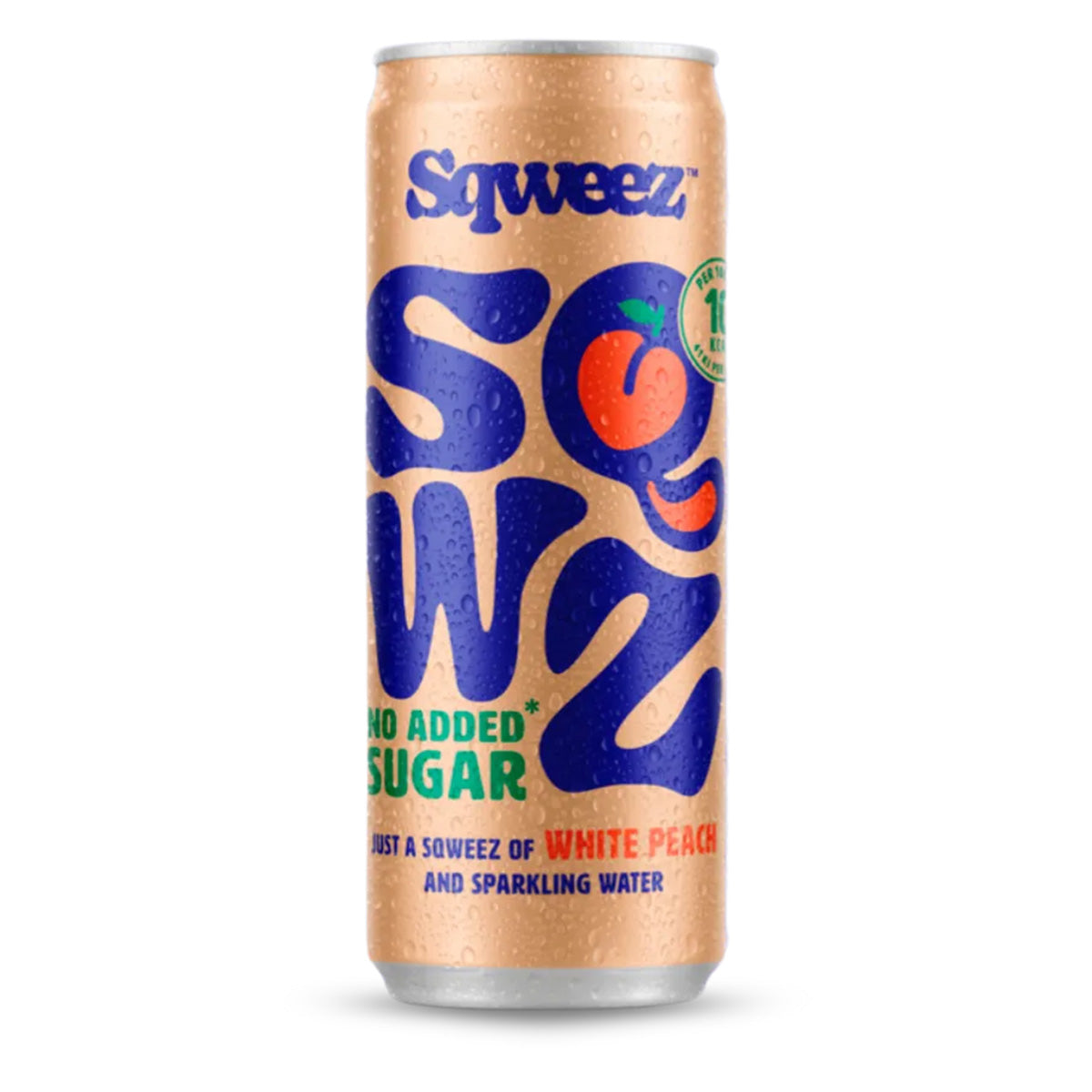 Low-calorie peach-flavoured drink SQWZ 250 ml