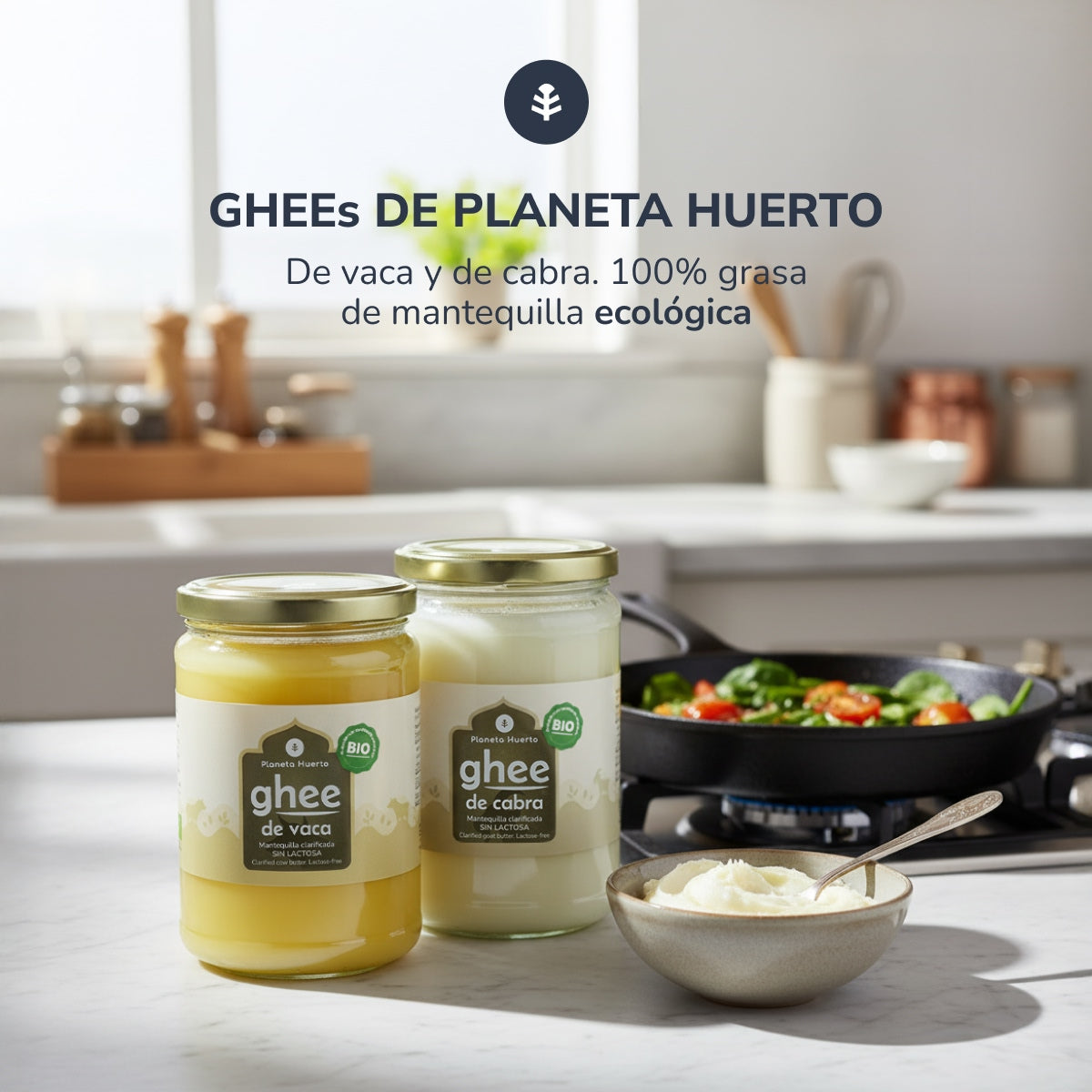 Ghee geklärte Butter ECO Planeta Huerto 500 g
