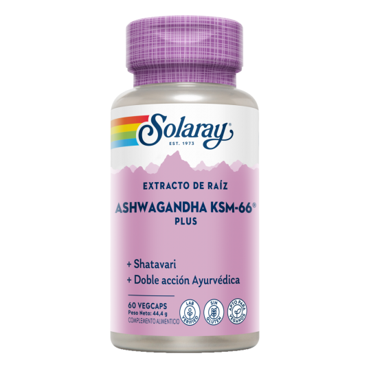 Solaray Ashwagandha KSM-66 Plus 60 VegaCaps