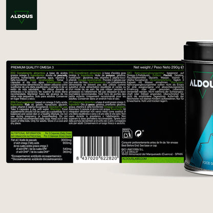 Omega 3 - 3000 mg | EPA e DHA Aldous 210 capsule