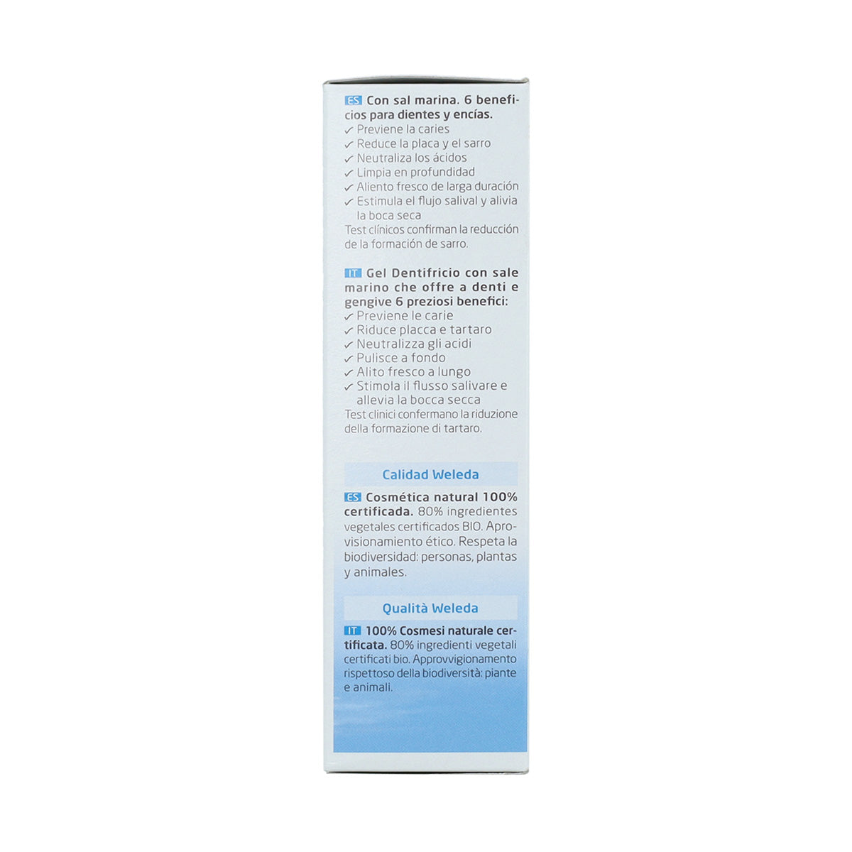 Dentifrice salin Weleda 75 ml