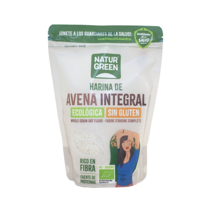 Glutenfri fullkorns havregryn NaturGreen 500 g