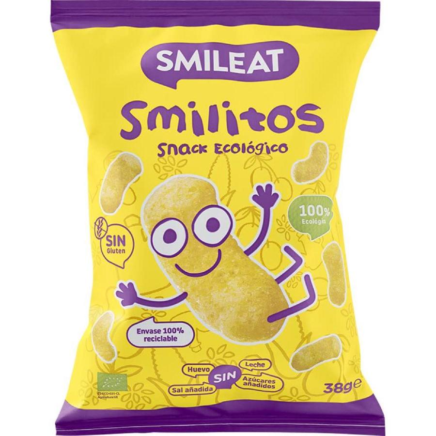Opakowanie 2 szt. Smilitos, ekologiczne krakersy kukurydziane Smileat, 38 g