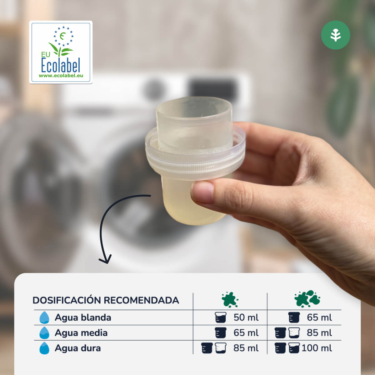 Detersivo liquido per bucato Eco Natural profumo di bucato Planeta Huerto 5 Litri