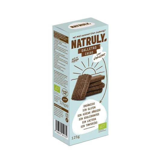 Kakor med kakaosmak BIO Natruly 125 g