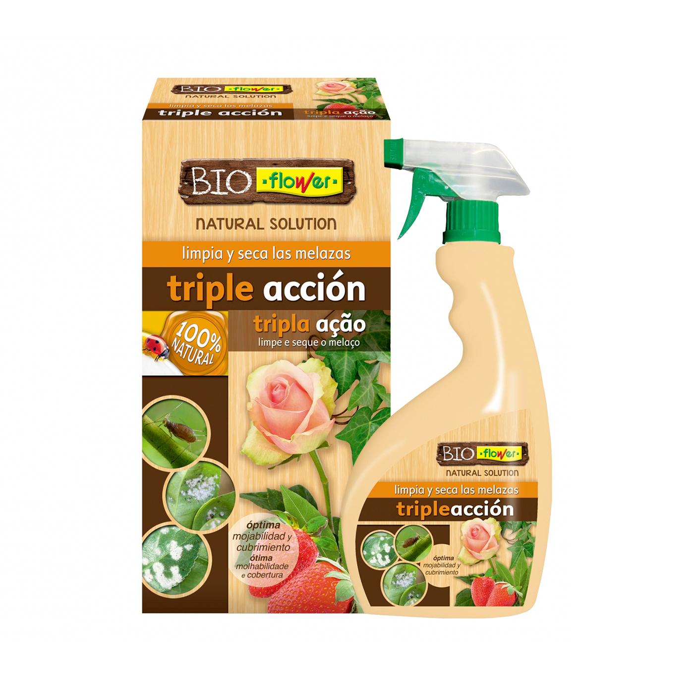 Drievoudige werking tegen insecten, melasse en schimmels BioFlower Concentraat